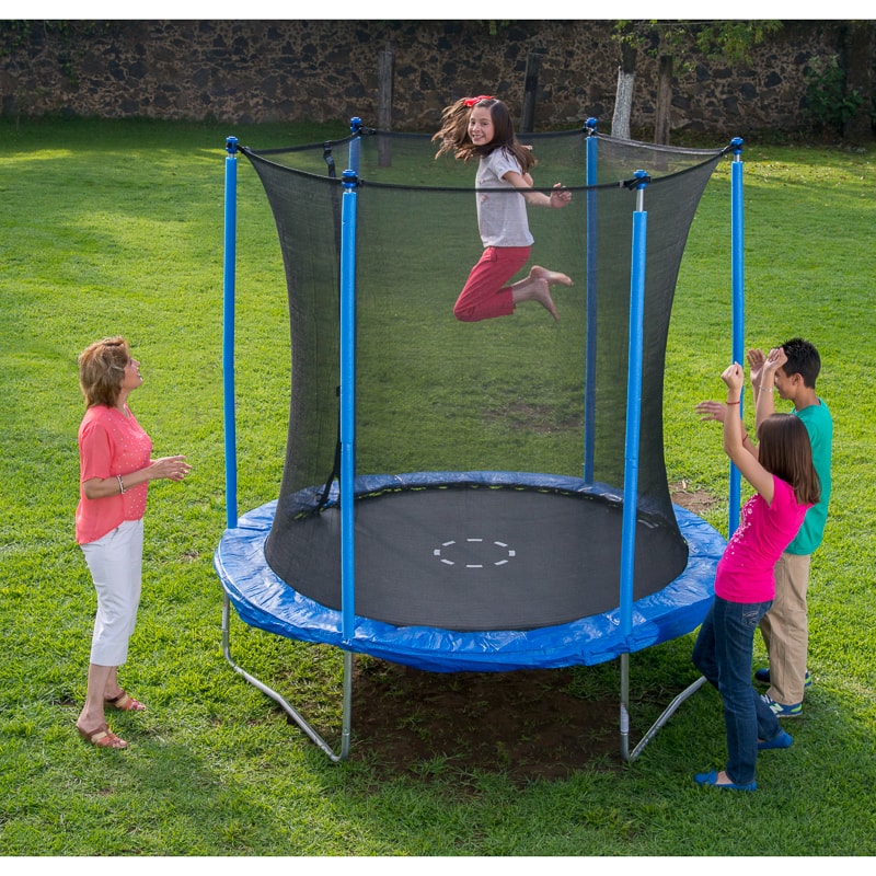 Trampoline voor een kleine tuin